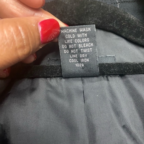 Rafaella Blazer Size 20W Gray Pin Striped Lined Button Front Business Career - Picture 4 of 8